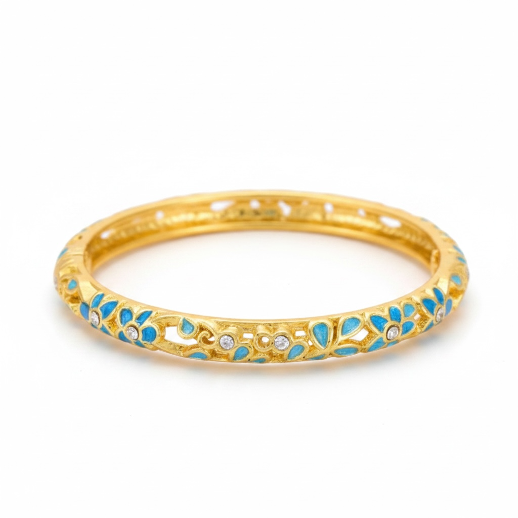 Bracelet Thaïlandais BLEU disponible aussi en ROSE et en VIOLET