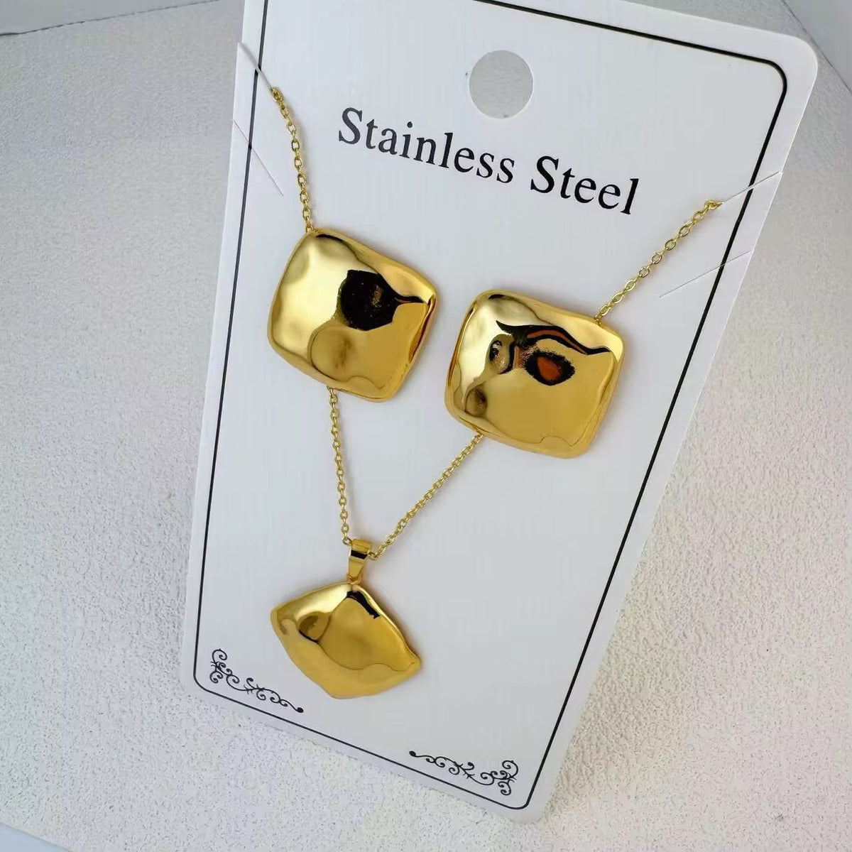 Ensemble de bijoux NOLA en acier inoxydable