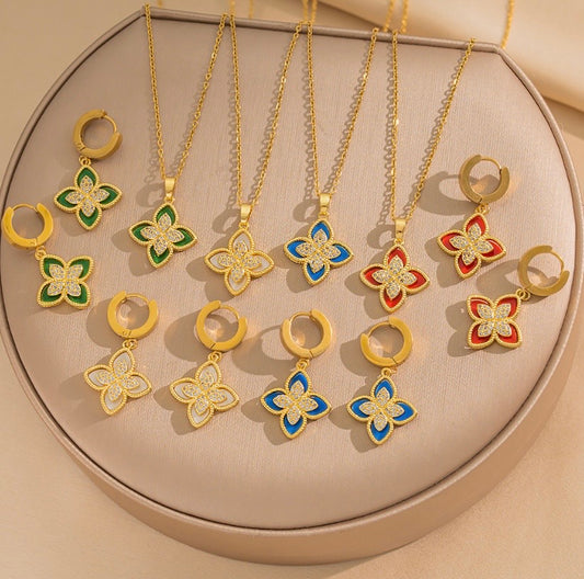Ensemble de bijoux BELLA en acier inoxydable