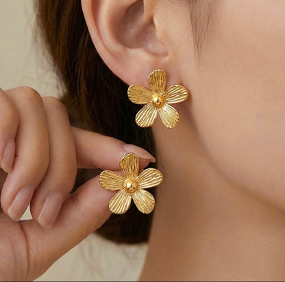 Boucle d’oreille OLYA en acier inoxydable