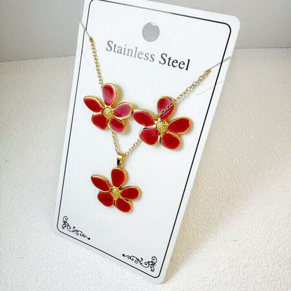 Ensemble de bijoux VANA en acier inoxydable