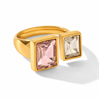 Bague LOLA ajustable en acier inoxydable