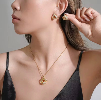 Ensemble de bijoux JADE en acier inoxydable