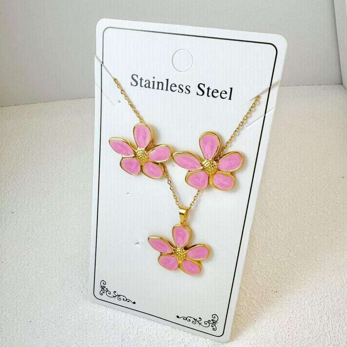 Ensemble de bijoux VANA en acier inoxydable