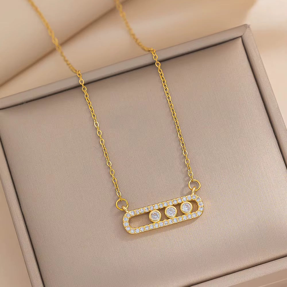 Ensemble de bijoux LINA en acier inoxydable