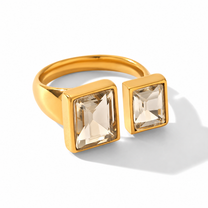 Bague LOLA ajustable en acier inoxydable