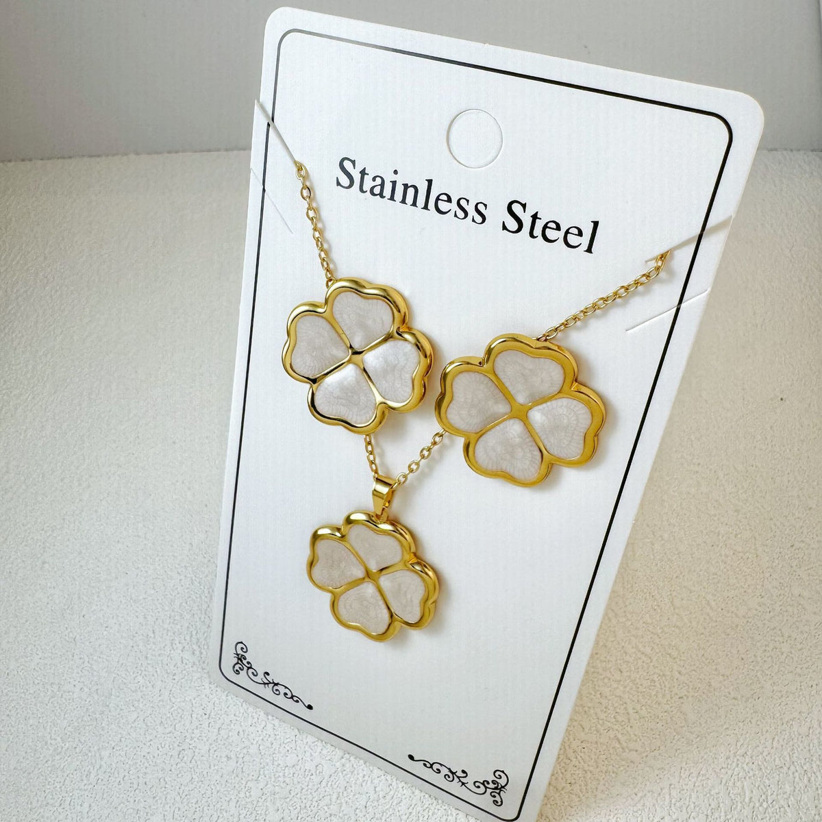 Ensemble de bijoux VANA en acier inoxydable