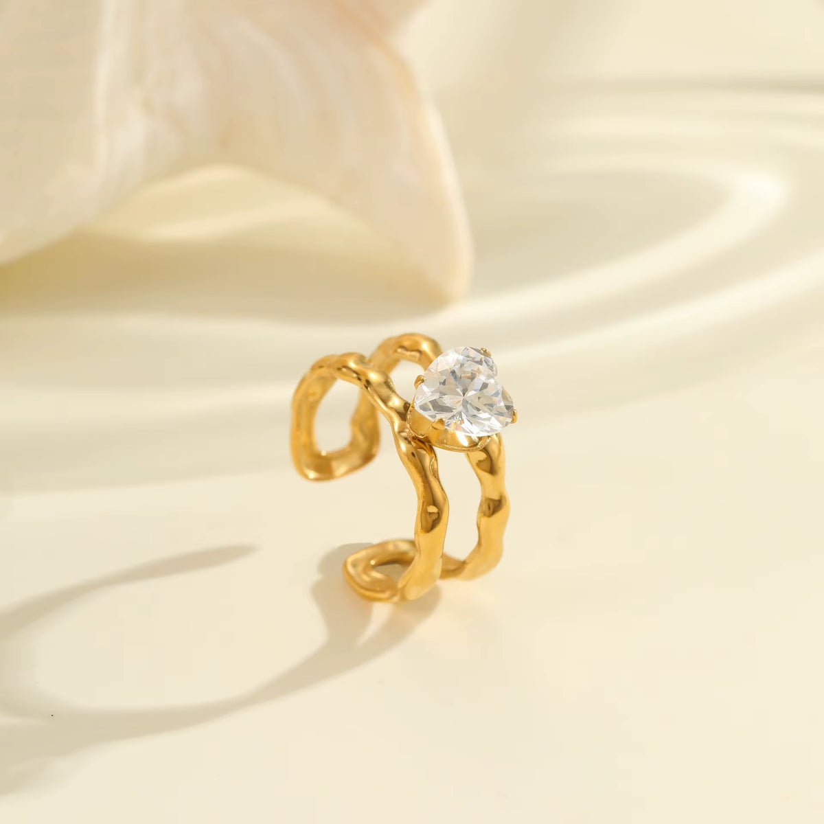 Bague HINA en acier inoxydable ajustable