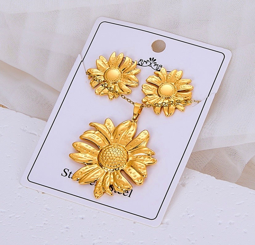 Ensemble de bijoux KIRA en acier inoxydable