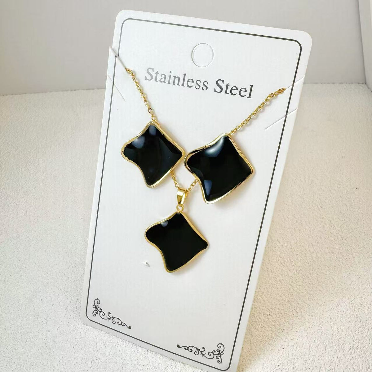 Ensemble de bijoux VANA en acier inoxydable