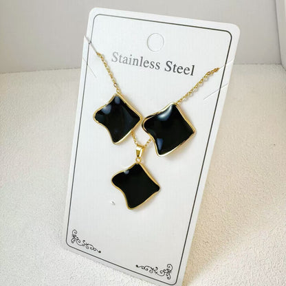 Ensemble de bijoux VANA en acier inoxydable