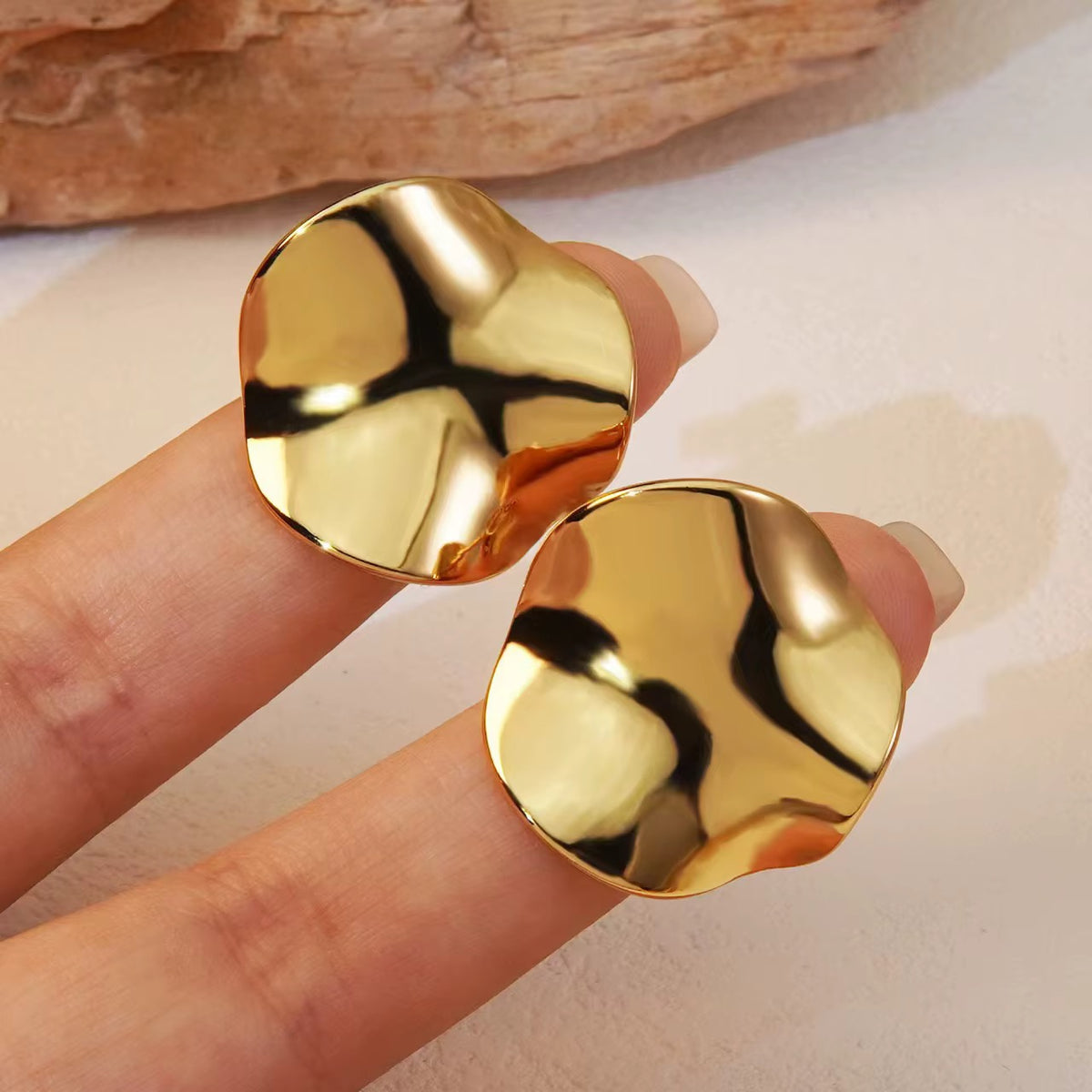 Boucle d’oreille TARA en acier inoxydable