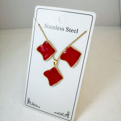 Ensemble de bijoux VANA en acier inoxydable