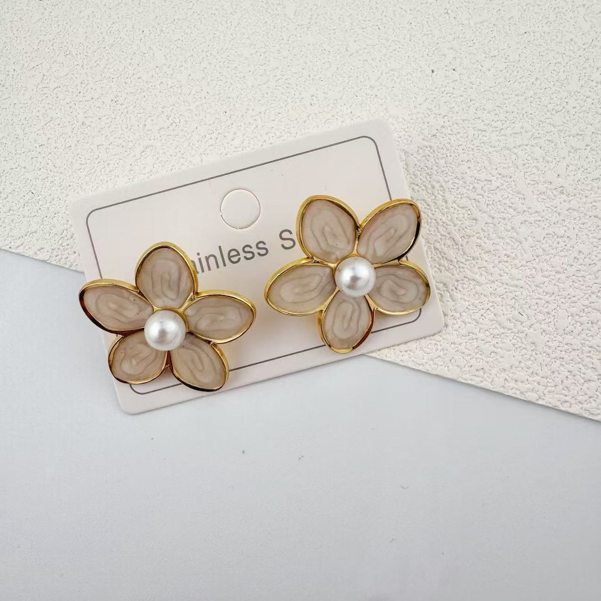 Boucle d’oreille YSIA en acier inoxydable
