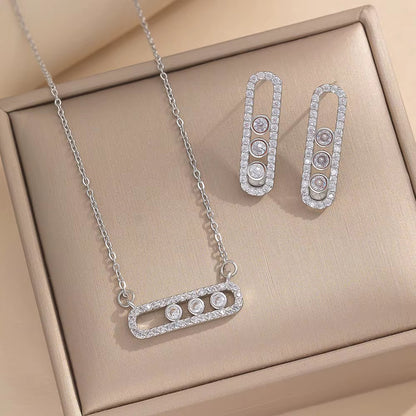 Ensemble de bijoux LINA en acier inoxydable