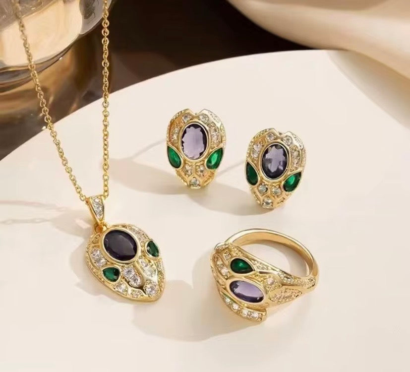 Ensemble de bijoux NAYA en acier inoxydable
