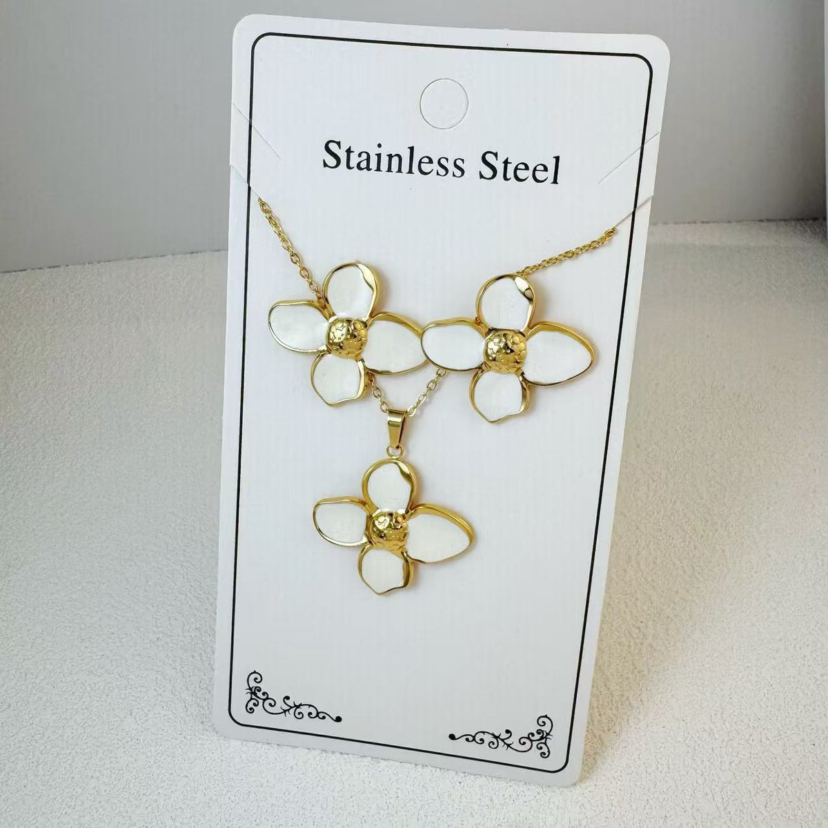 Ensemble de bijoux VANA en acier inoxydable
