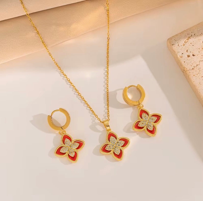Ensemble de bijoux BELLA en acier inoxydable