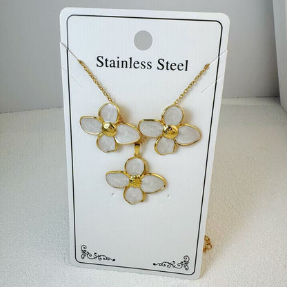 Ensemble de bijoux YANA en acier inoxydable