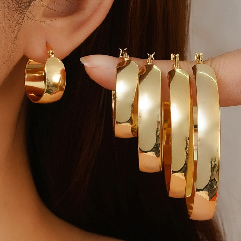 Boucle d’oreille ZINA en acier inoxydable