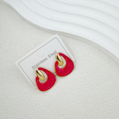 Boucle d’oreille YSIA en acier inoxydable