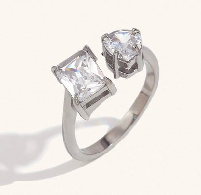 Bague AYA ajustable en acier inoxydable