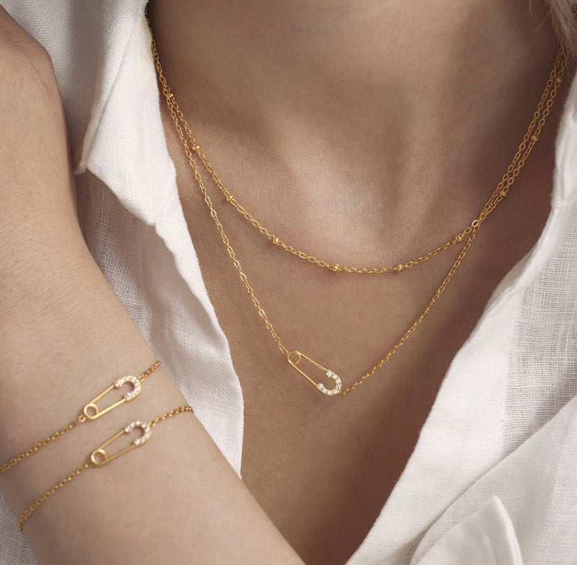 Ensemble de bijoux ZENA en acier inoxydable