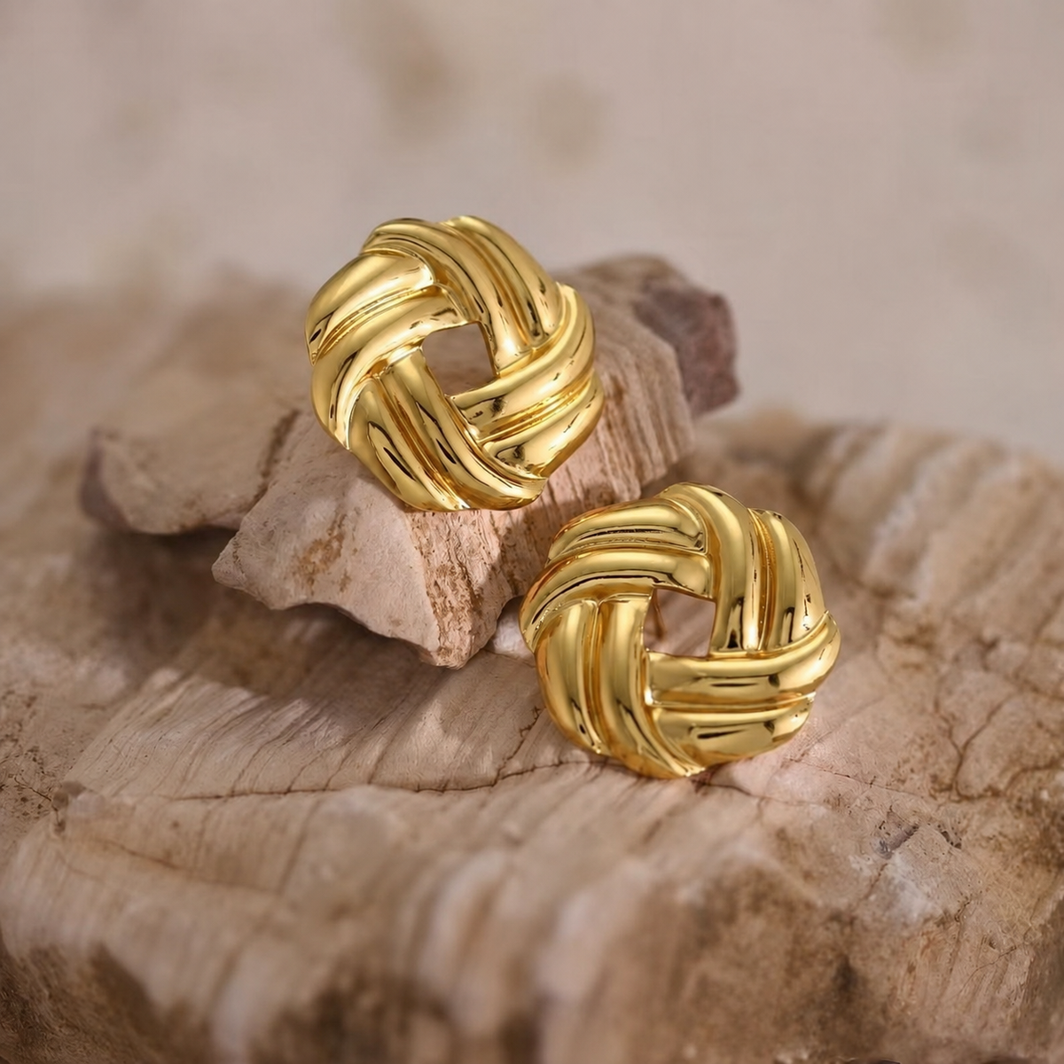 Boucle d’oreille ZIVA en acier inoxydable