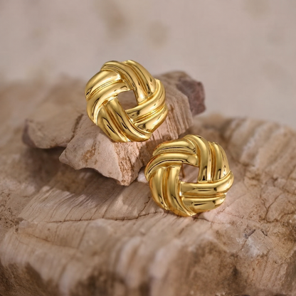 Boucle d’oreille ZIVA en acier inoxydable
