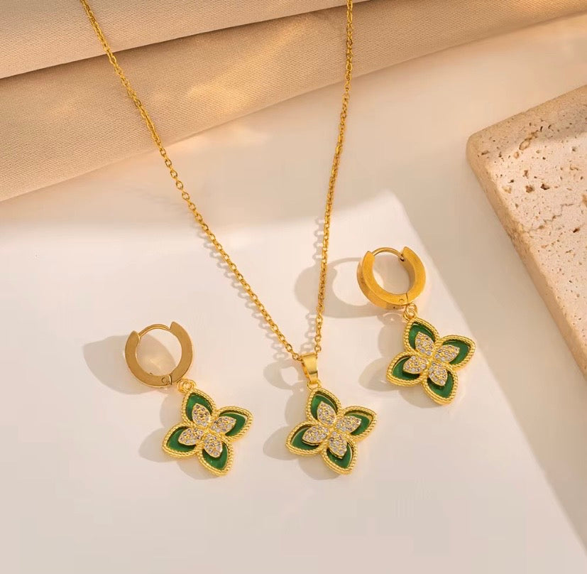Ensemble de bijoux BELLA en acier inoxydable