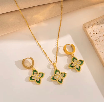 Ensemble de bijoux BELLA en acier inoxydable