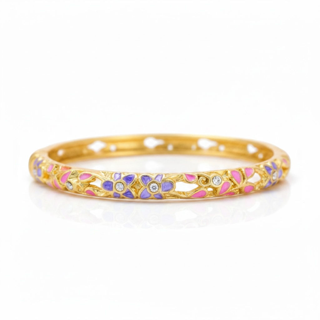 Bracelet Thaïlandais VIOLET disponible aussi en ROSE et en BLEU