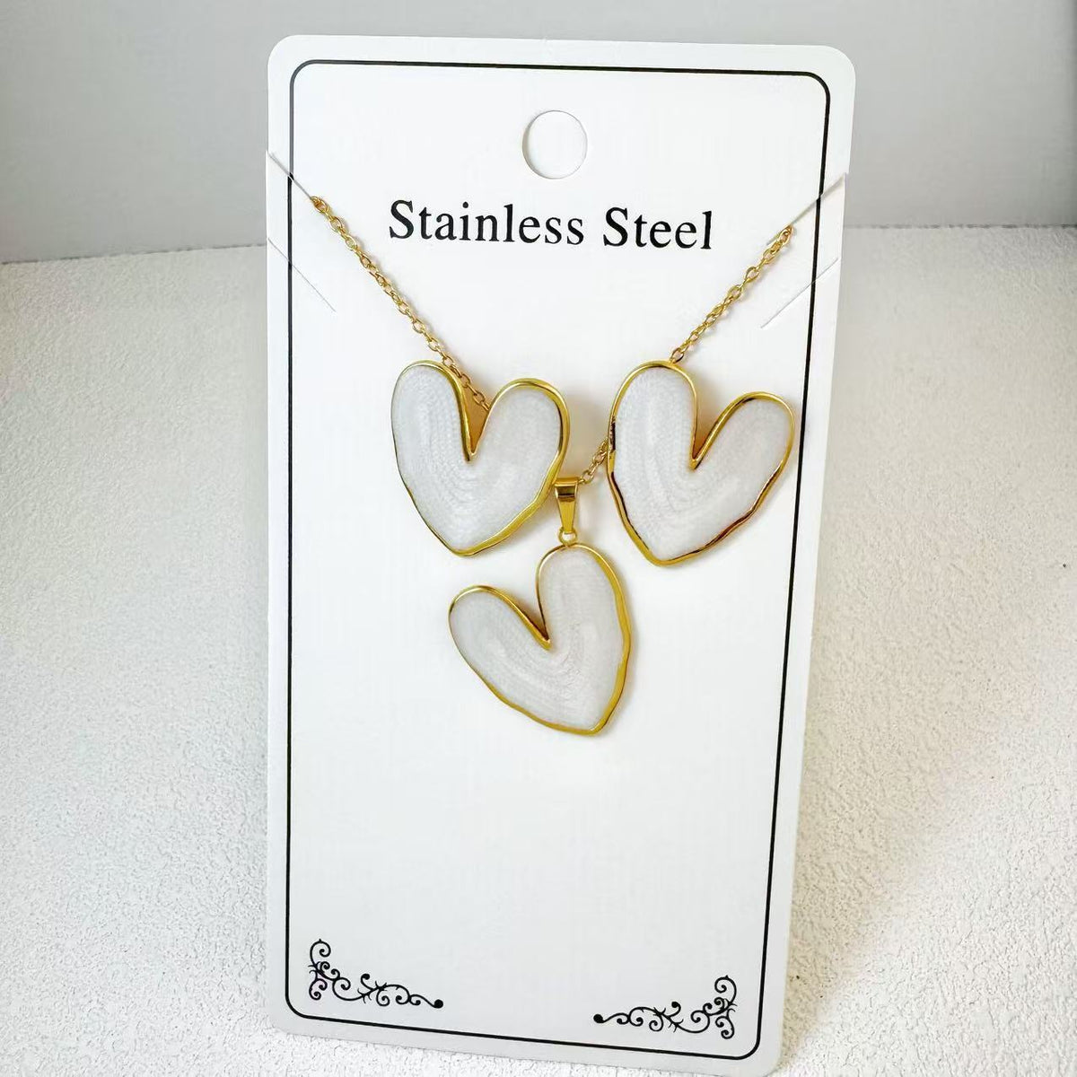 Ensemble de bijoux VANA en acier inoxydable