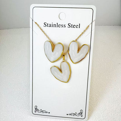 Ensemble de bijoux VANA en acier inoxydable