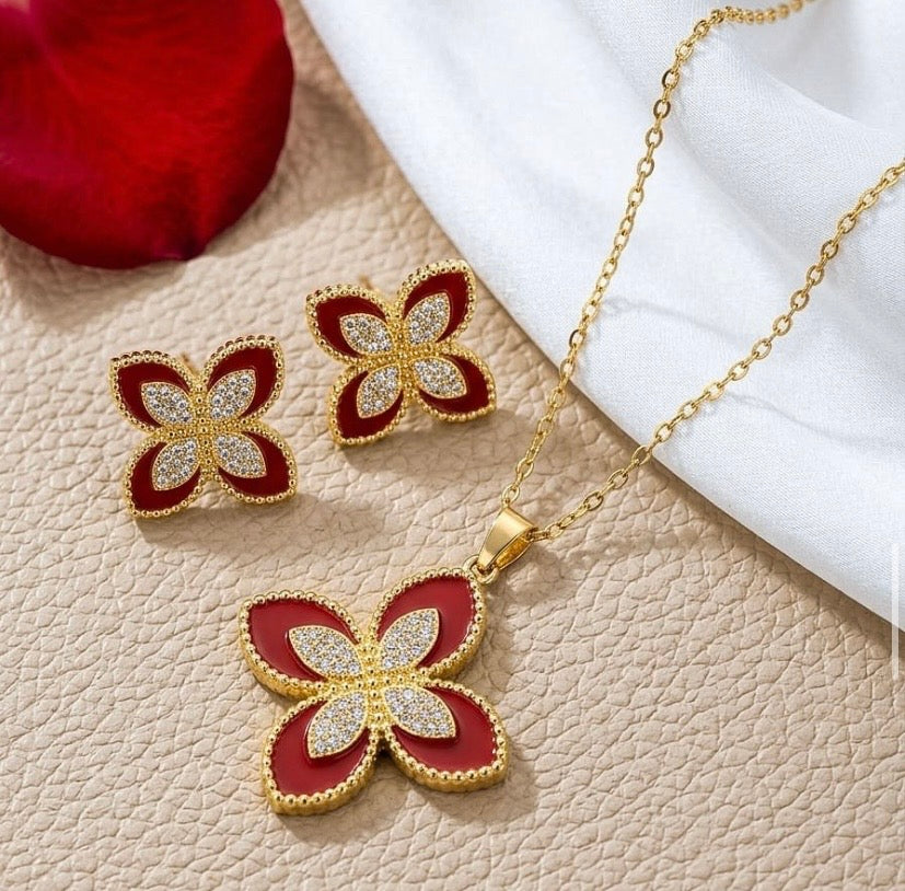 Ensemble de bijoux NIRA en acier inoxydable