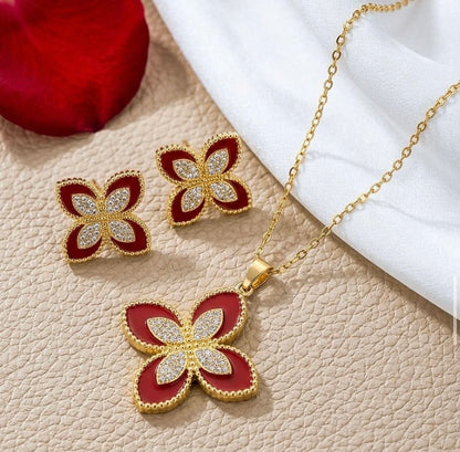 Ensemble de bijoux NIRA en acier inoxydable