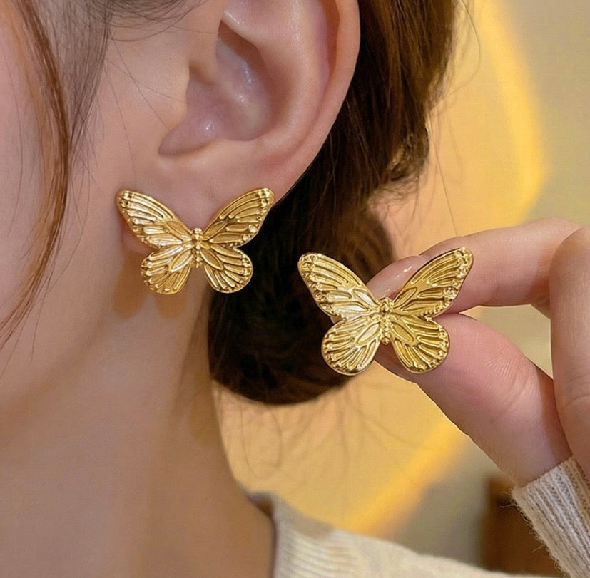 Boucle d’oreille OLYA en acier inoxydable