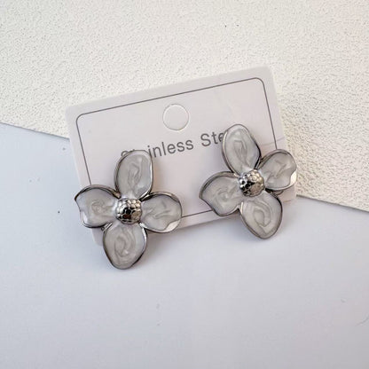 Boucle d’oreille YSIA en acier inoxydable