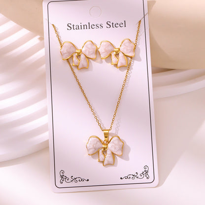 Ensemble de bijoux NORA en acier inoxydable