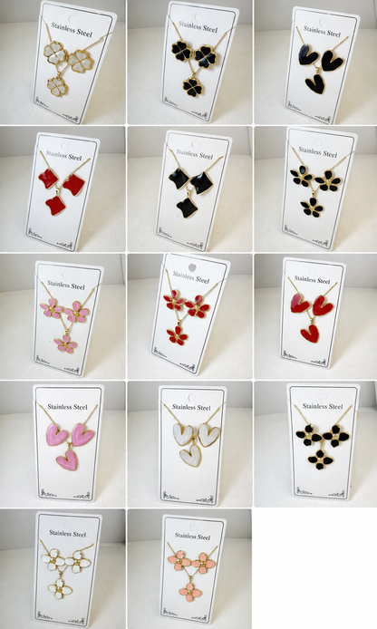 Ensemble de bijoux VANA en acier inoxydable