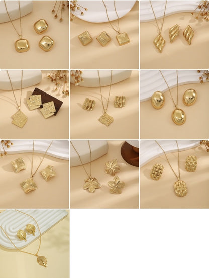 Ensemble de bijoux YUNA en acier inoxydable