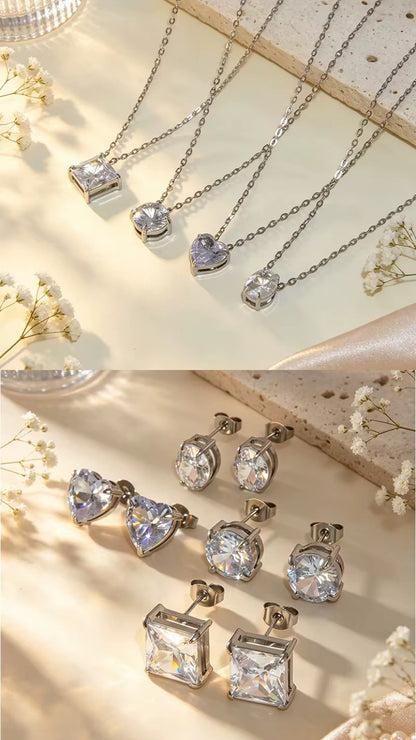 Ensemble de bijoux MAYA en acier inoxydable