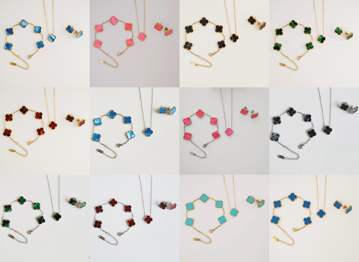 Ensemble de bijoux MEYA en acier inoxydable