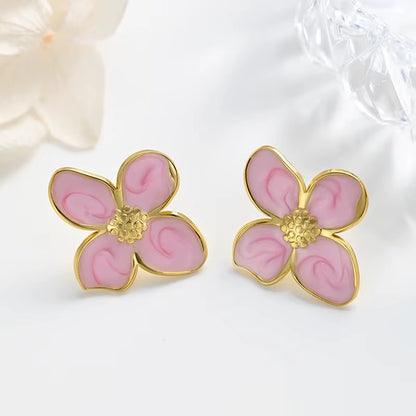 Boucle d’oreille TEYA en acier inoxydable