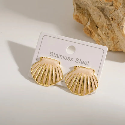 Boucle d’oreille TEYA en acier inoxydable