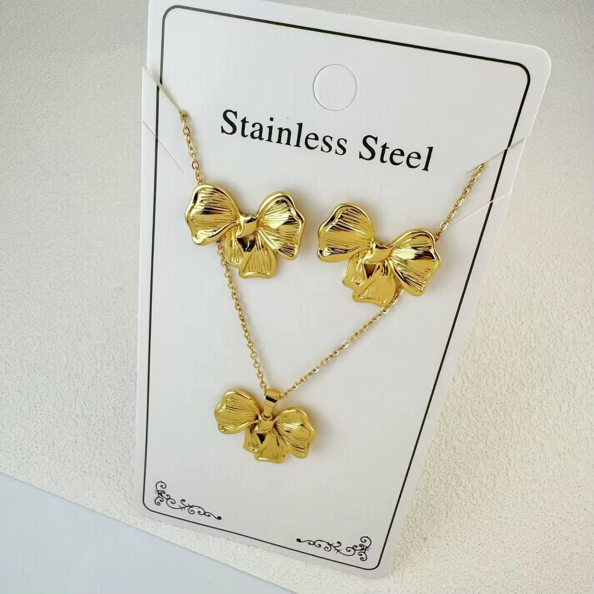 Ensemble de bijoux NOLA en acier inoxydable