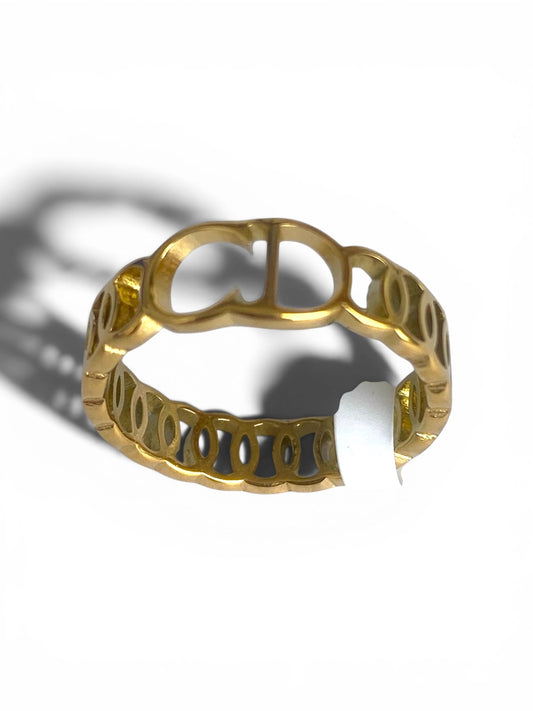 Bague Cr en acier à