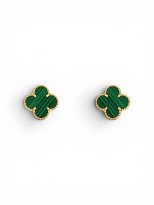 Boucles d’oreilles Trèfle en acier inoxydable