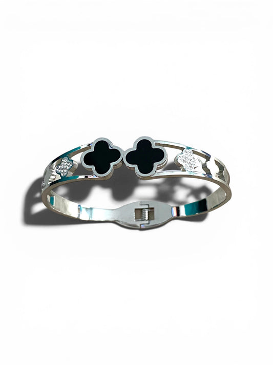 Bracelet Trèfle en acier inoxydable