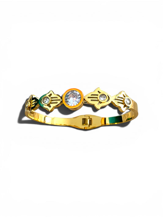 Bracelet Khemsa en acier inoxydable